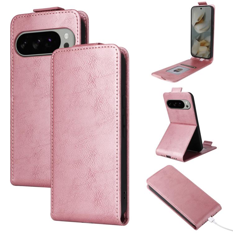 Magnetic Vertical Flip Leather Phone Case with Buckle