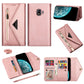 Skin Feel Zipper Horizontal Flip Leather Case with Holder & Card Slots & Photo Frame & Lanyard & Long Rope, For Samsung Galaxy A6 (2018), For Samsung Galaxy A7 (2018) / A750, For Samsung Galaxy J4 (2018), For Samsung Galaxy J7 (2018)�������������������...