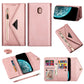 Skin Feel Zipper Horizontal Flip Leather Case with Holder & Card Slots & Photo Frame & Lanyard & Long Rope, For Samsung Galaxy A6 (2018), For Samsung Galaxy A7 (2018) / A750, For Samsung Galaxy J4 (2018), For Samsung Galaxy J7 (2018)�������������������...