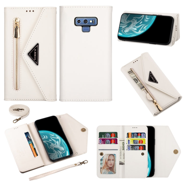 Skin Feel Zipper Horizontal Flip Leather Case with Holder & Card Slots & Photo Frame & Lanyard & Long Rope, For Samsung Galaxy A6 (2018), For Samsung Galaxy A7 (2018) / A750, For Samsung Galaxy J4 (2018), For Samsung Galaxy J7 (2018)�������������������...