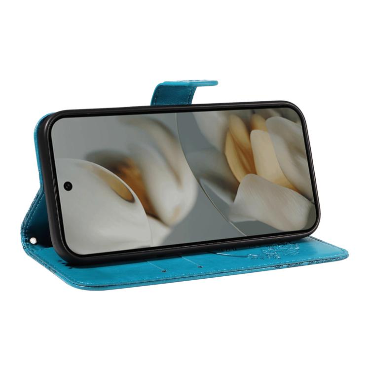 Swallowtail Butterfly Embossed Leather Phone Case, For Google Pixel 10 Pro XL 5G Global, For Google Pixel 10 5G / 10 Pro 5G Global