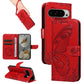 Swallowtail Butterfly Embossed Leather Phone Case, For Google Pixel 10 Pro XL 5G Global, For Google Pixel 10 5G / 10 Pro 5G Global