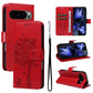 Tree & Cat Embossed Pattern Flip Leather Phone Case, For Google Pixel 10 Pro XL 5G Global, For Google Pixel 10 5G / 10 Pro 5G Global