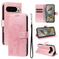 Tree & Cat Embossed Pattern Flip Leather Phone Case, For Google Pixel 10 Pro XL 5G Global, For Google Pixel 10 5G / 10 Pro 5G Global