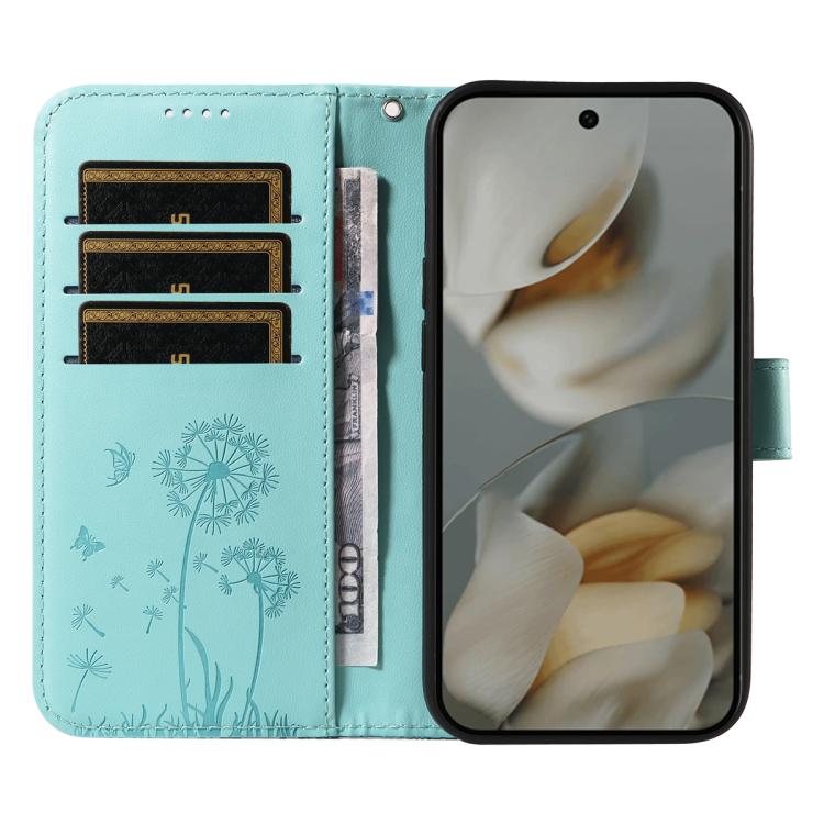 Dandelion Embossed Pattern Flip Leather Phone Case, For Google Pixel 10 Pro XL 5G Global, For Google Pixel 10 5G / 10 Pro 5G Global