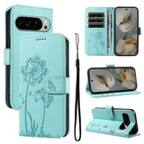Dandelion Embossed Pattern Flip Leather Phone Case, For Google Pixel 10 Pro XL 5G Global, For Google Pixel 10 5G / 10 Pro 5G Global