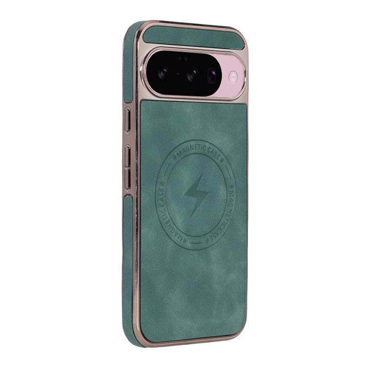 Electroplated PC Sheepskin Invisible Magnetic MagSafe Phone Case