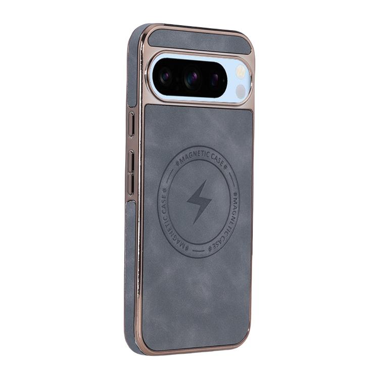 Electroplated PC Sheepskin Invisible Magnetic MagSafe Phone Case