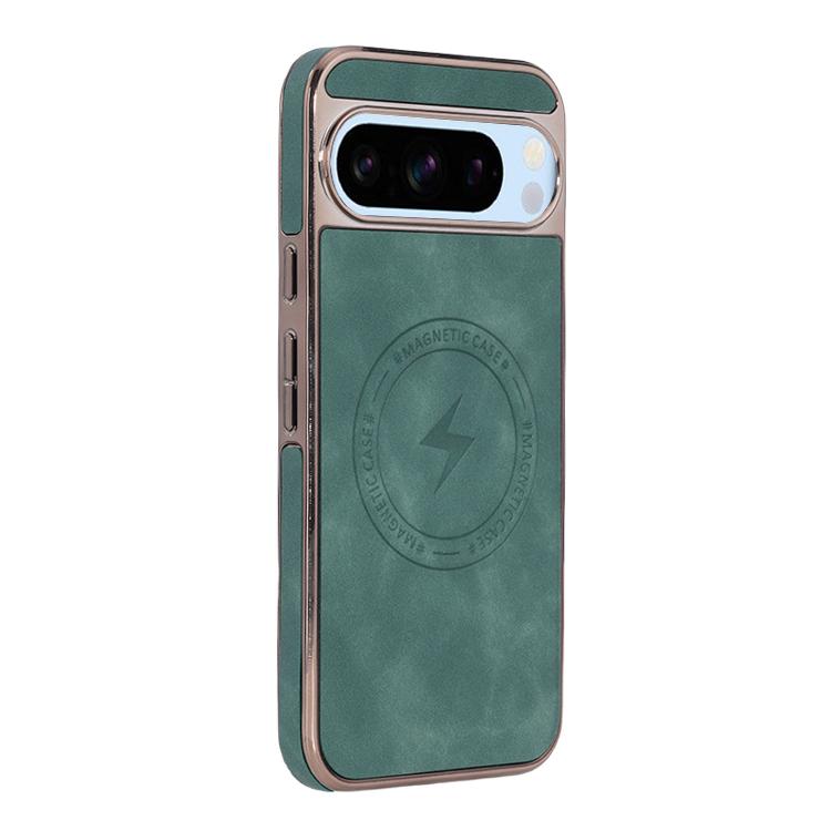 Electroplated PC Sheepskin Invisible Magnetic MagSafe Phone Case