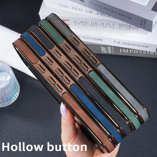 Electroplated PC Sheepskin Invisible Magnetic MagSafe Phone Case