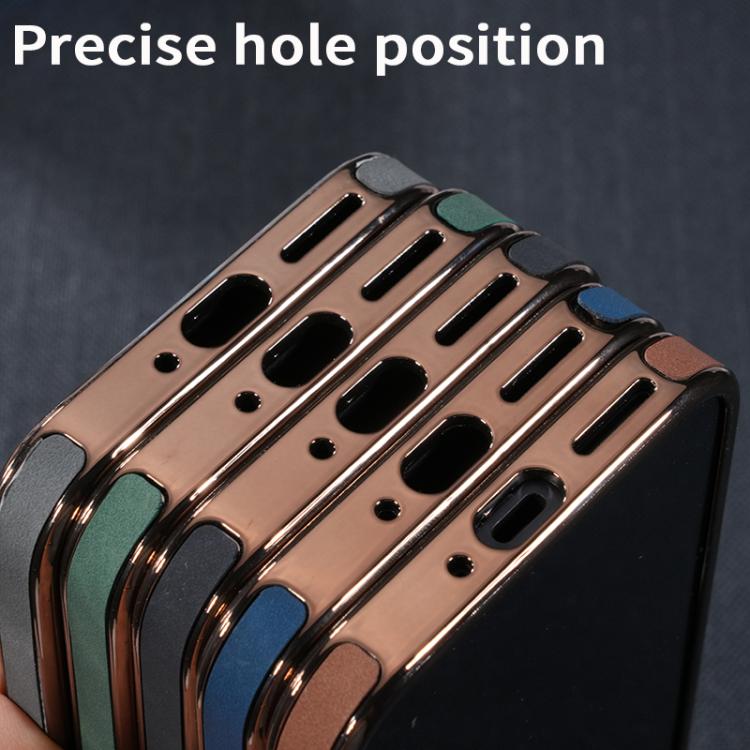 Electroplated PC Sheepskin Invisible Magnetic MagSafe Phone Case