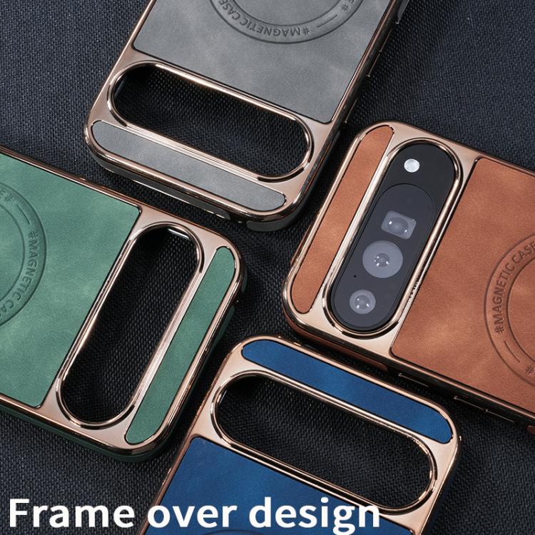 Electroplated PC Sheepskin Invisible Magnetic MagSafe Phone Case