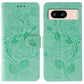 Rose Butterfly Embossed Leather Phone Case