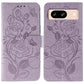 Rose Butterfly Embossed Leather Phone Case