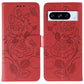 Rose Butterfly Embossed Leather Phone Case