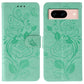 Rose Butterfly Embossed Leather Phone Case