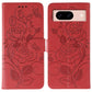 Rose Butterfly Embossed Leather Phone Case