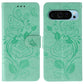 Rose Butterfly Embossed Leather Phone Case