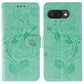 Rose Butterfly Embossed Leather Phone Case