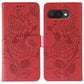 Rose Butterfly Embossed Leather Phone Case