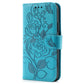Rose Butterfly Embossed Leather Phone Case