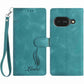 Skin Feel Embossed Feather Leather Phone Case