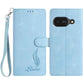 Skin Feel Embossed Feather Leather Phone Case