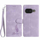 Skin Feel Embossed Feather Leather Phone Case