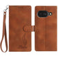 Skin Feel Embossed Feather Leather Phone Case