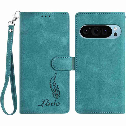 Skin Feel Embossed Feather Leather Phone Case