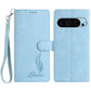 Skin Feel Embossed Feather Leather Phone Case