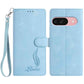 Skin Feel Embossed Feather Leather Phone Case