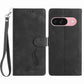Skin Feel Embossed Feather Leather Phone Case