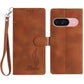 Skin Feel Embossed Feather Leather Phone Case