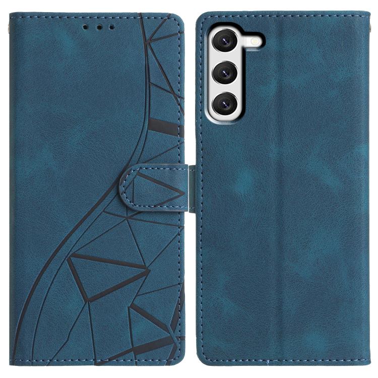 Triangles Embossed Leather Phone Case