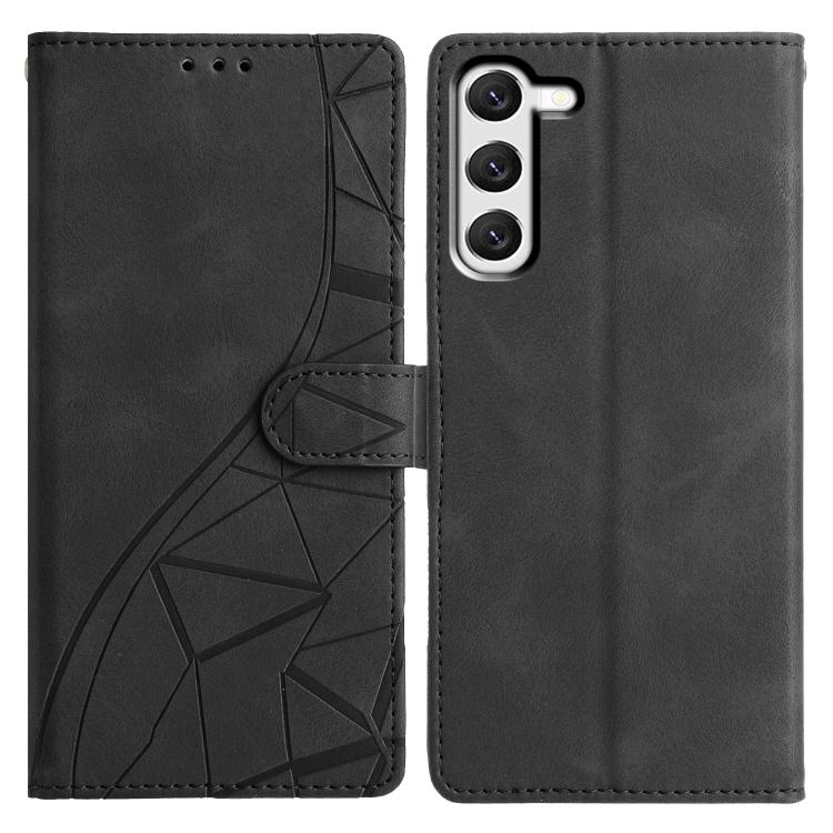 Triangles Embossed Leather Phone Case