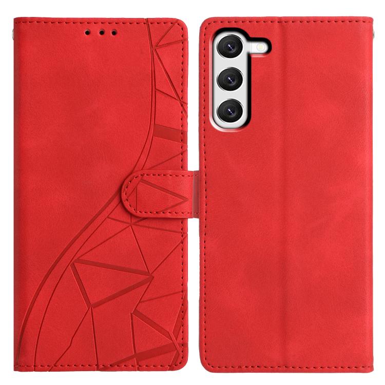 Triangles Embossed Leather Phone Case