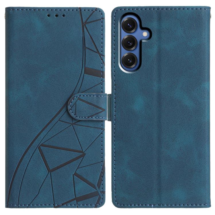 Triangles Embossed Leather Phone Case