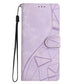 Triangles Embossed Leather Phone Case