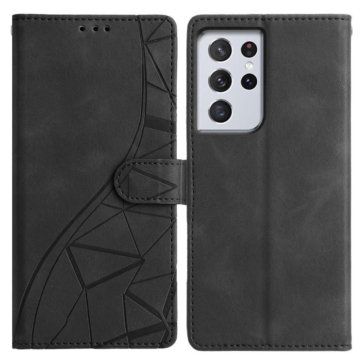 Triangles Embossed Leather Phone Case