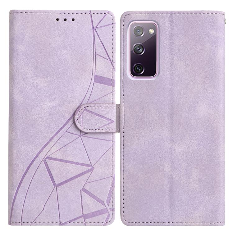 Triangles Embossed Leather Phone Case