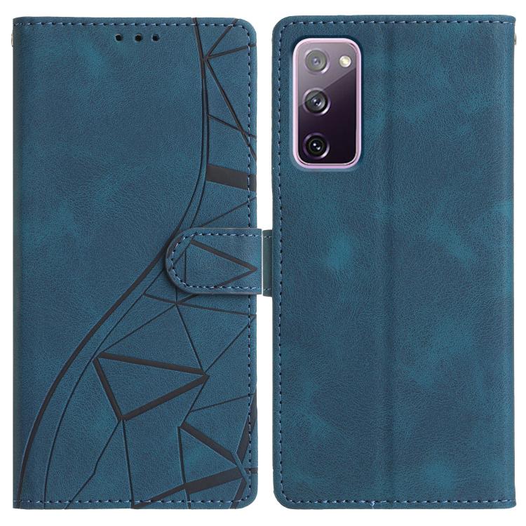 Triangles Embossed Leather Phone Case