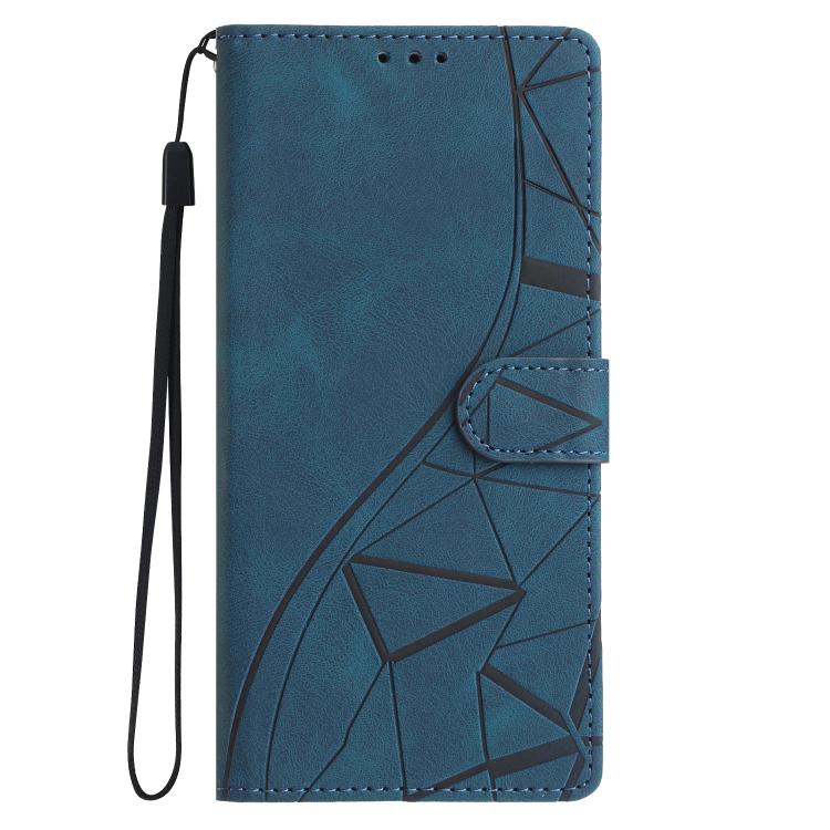 Triangles Embossed Leather Phone Case