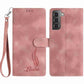 Skin Feel Embossed Feather Leather Phone Case