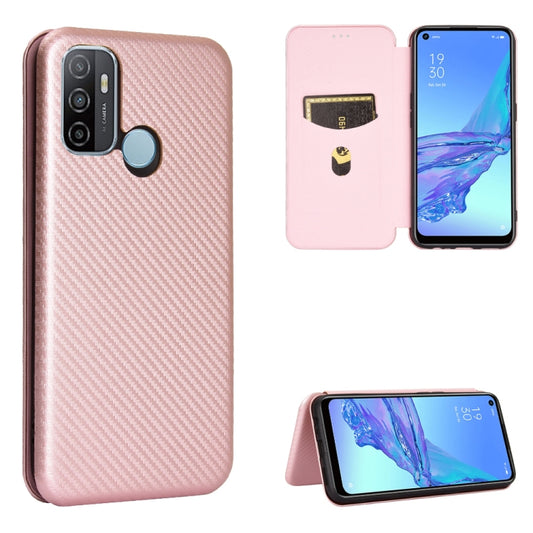 Carbon Fiber Texture Magnetic Horizontal Flip TPU + PC + PU Leather Case with Card Slot & Lanyard, For OPPO A53 / A32 (2020), For OPPO Reno3 Pro Overseas Version, For Doogee X95, For Asus Zenfone 7 ZS670KS / Zenfone 7 Pro ZS671KS�����������������������...