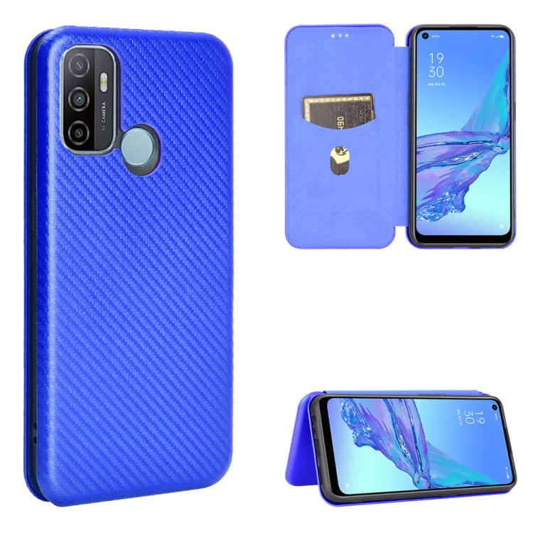 Carbon Fiber Texture Magnetic Horizontal Flip TPU + PC + PU Leather Case with Card Slot & Lanyard, For OPPO A53 / A32 (2020), For OPPO Reno3 Pro Overseas Version, For Doogee X95, For Asus Zenfone 7 ZS670KS / Zenfone 7 Pro ZS671KS�����������������������...