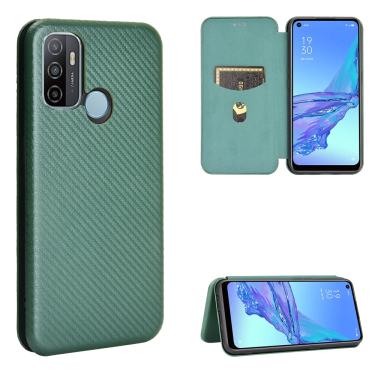 Carbon Fiber Texture Magnetic Horizontal Flip TPU + PC + PU Leather Case with Card Slot & Lanyard, For OPPO A53 / A32 (2020), For OPPO Reno3 Pro Overseas Version, For Doogee X95, For Asus Zenfone 7 ZS670KS / Zenfone 7 Pro ZS671KS�����������������������...