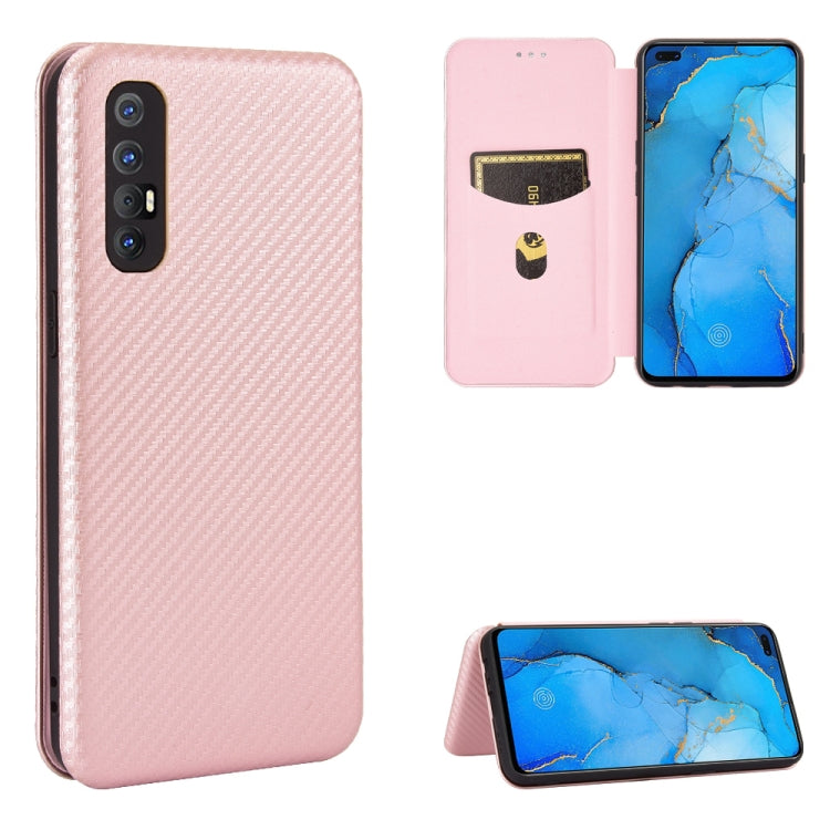 Carbon Fiber Texture Magnetic Horizontal Flip TPU + PC + PU Leather Case with Card Slot & Lanyard, For OPPO A53 / A32 (2020), For OPPO Reno3 Pro Overseas Version, For Doogee X95, For Asus Zenfone 7 ZS670KS / Zenfone 7 Pro ZS671KS�����������������������...