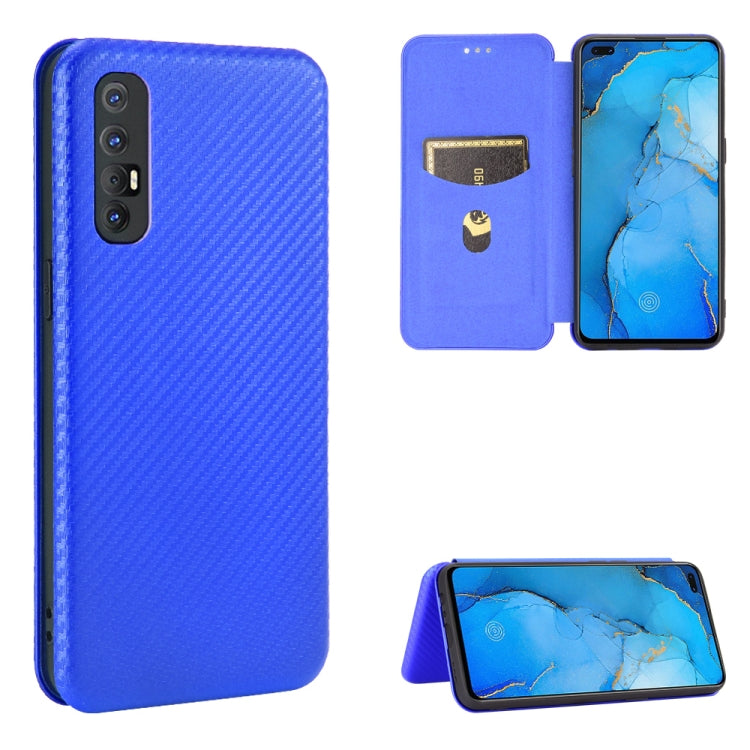 Carbon Fiber Texture Magnetic Horizontal Flip TPU + PC + PU Leather Case with Card Slot & Lanyard, For OPPO A53 / A32 (2020), For OPPO Reno3 Pro Overseas Version, For Doogee X95, For Asus Zenfone 7 ZS670KS / Zenfone 7 Pro ZS671KS�����������������������...
