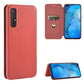 Carbon Fiber Texture Magnetic Horizontal Flip TPU + PC + PU Leather Case with Card Slot & Lanyard, For OPPO A53 / A32 (2020), For OPPO Reno3 Pro Overseas Version, For Doogee X95, For Asus Zenfone 7 ZS670KS / Zenfone 7 Pro ZS671KS�����������������������...